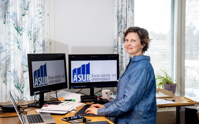 Sanna Roos, ÅSUB, Ålands statistik-och utredninsbyrå, 
