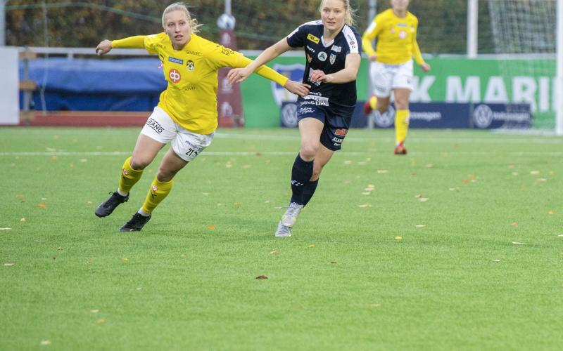 Mittfältaren Riikka Lilja låg bakom båda målen. Först gjorde hon 1–0 och sedan assisterade hon till 2–0.