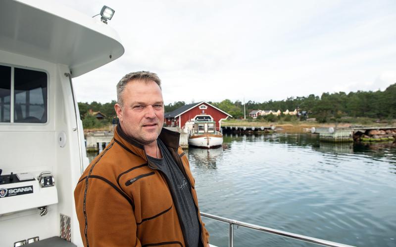 Anläggningschef Johan Mörn tycker det är viktigt att profilera Silverskär som en hållbar destination.@Foto:Daniel Eriksson