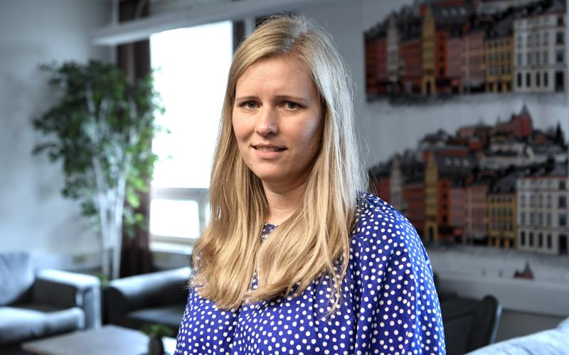 Ålands Näringslivs vd Susanne Olofsson.