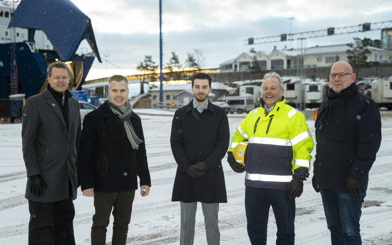 Projektgruppen för Långnäs Mega grön hamn.