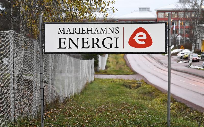 301122 , 30112022 , 20221130 , Elverket ,Mariehamns energi , skylt