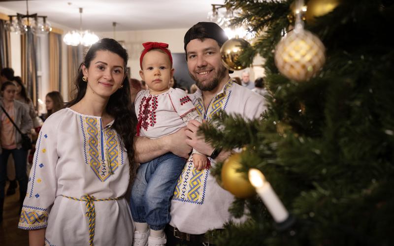 Ortodox jul för medborgare från Ukraina. 