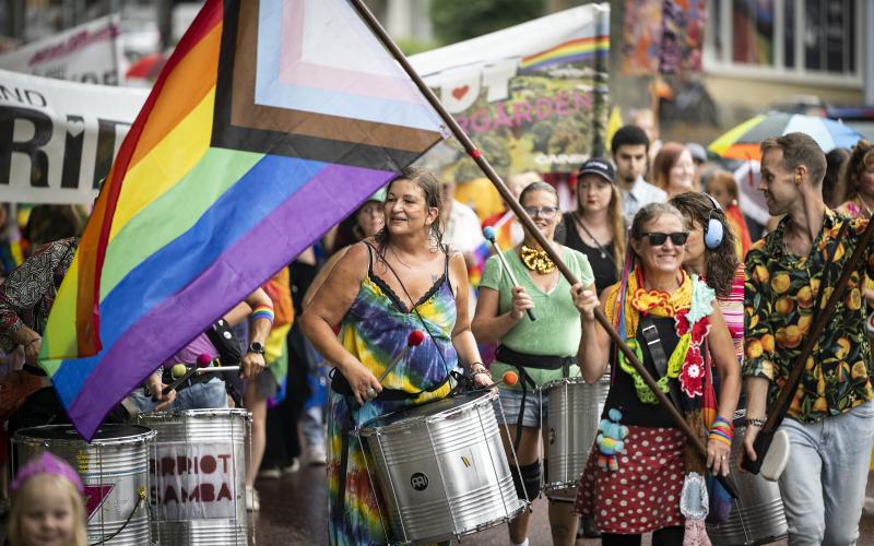 Även i år blir det parad genom stad inom programmet för Åland Pride.