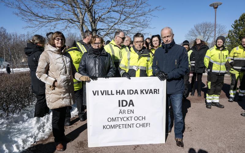 Mariehamns stad, Manifestation för Ida Mann