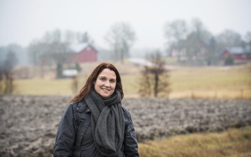 ”Risken är att gödselbrunnarna blir fulla under vintern”, säger Sue Holmström, vd för Ålands producentförbund.