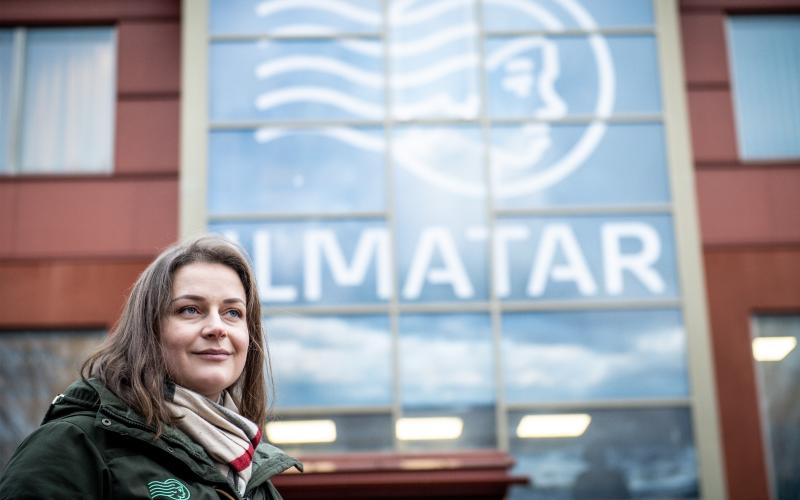 Anna Häger är regionchef för vindenergibolaget Ilmatars kontor på Åland.