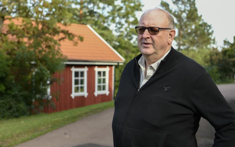 Brage Wilhelms tycker att det räcker efter 50 år av kommunalpolitik i Lumparland.Foto Robert Jansson