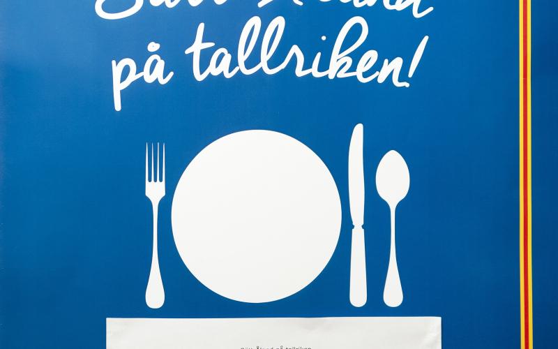 Deltagarna i ”Sätt Åland på tallriken” ska lyfta råvarornas ursprung på menyerna. Så här ser veckans meny ut i Eckerö skola. 