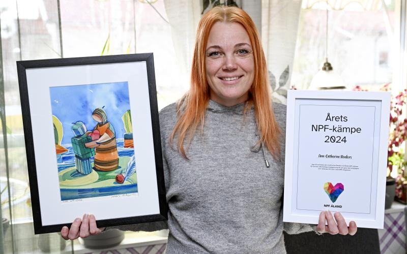 Ann-Catherine Renfors fick utmärkelsens årets NPF-kämpe och hon tycker att det känns halvt overkligt.