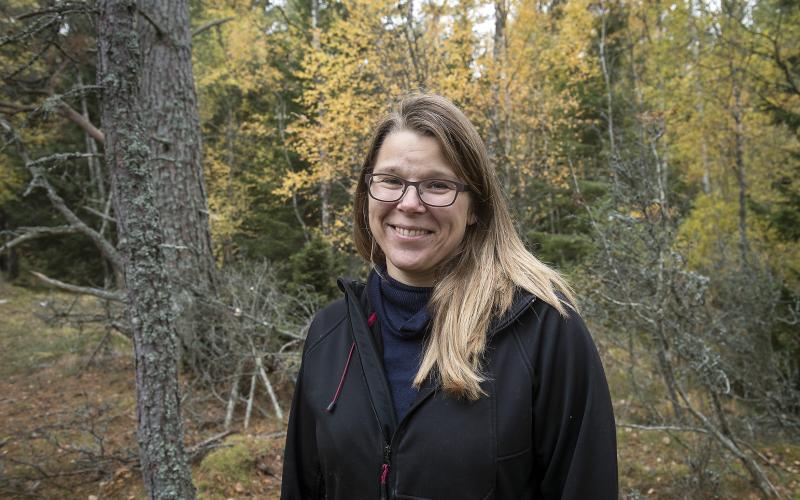 Birgitta Eriksson-Paulson är jordbrukare och ordförande i Ålands producentförbund. Hon säger att en vildsvinsstam är förödande för dem som ska odla.