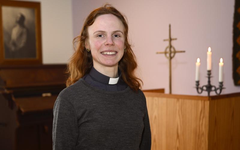 Marie Nordenstorm började arbeta som församlingspastor i Eckerö-Hammarlands församling i oktober i fjol.