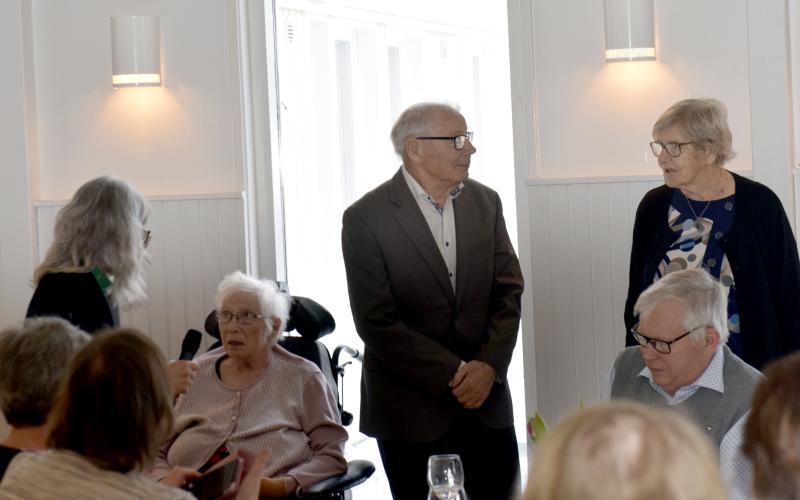 Tre 90-åringar uppvaktades. Anita Bergman, Bore Eriksson och Solveig Nordqvist.