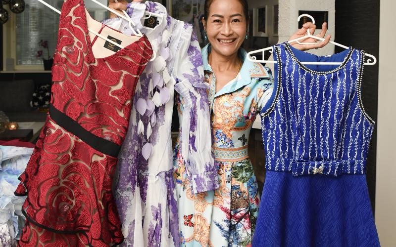 Chidapha Ekholm är intresserad av kläder och det är i Thailand hon hittar sina favoriter.