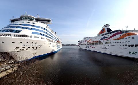 Tallinkgruppens vinst för det första kvartalet uppgick till 2,6 miljoner euro.<@Fotograf>Daniel Eriksson