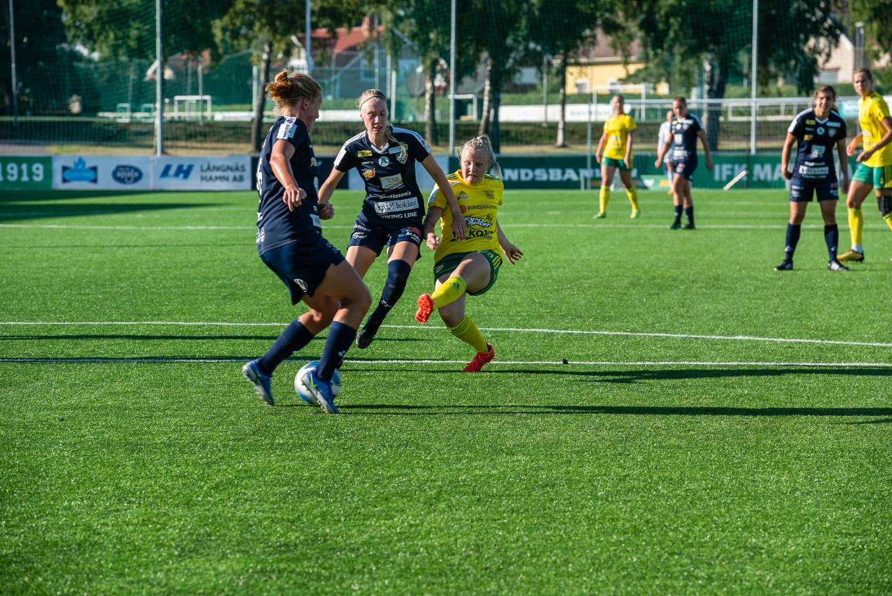 dam fotboll, WHA, Sanni Ojanen, Cajsa Borgström
