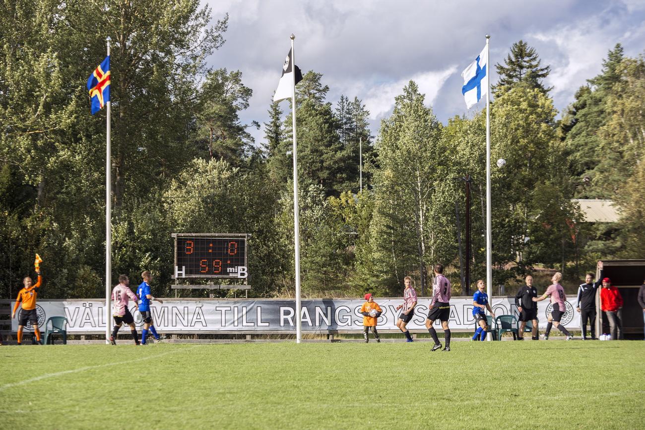 Fotboll i Rangsby.  *** Local Caption *** @Bildtext:Fotboll, Rangsby, FC Åland  JyTy,@Foto:Foto: Cajsa Borgström