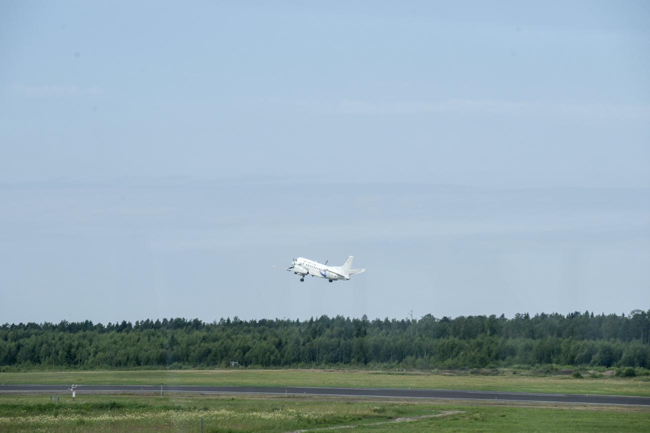 Mariehamn flygplats, Finavia, flyg, nyrenoverad, lyftning, åbo, åboflyg