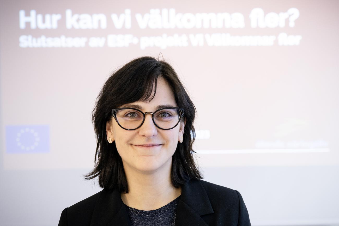 Viktoria Olsson har varit projektledare för ”Vi välkomnar fler”.